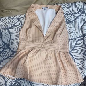 Babydoll striped vest